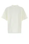The Row White Solid Crew Neck T-shirt In White