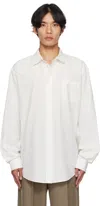 The Row Long-sleeved Shirt In White