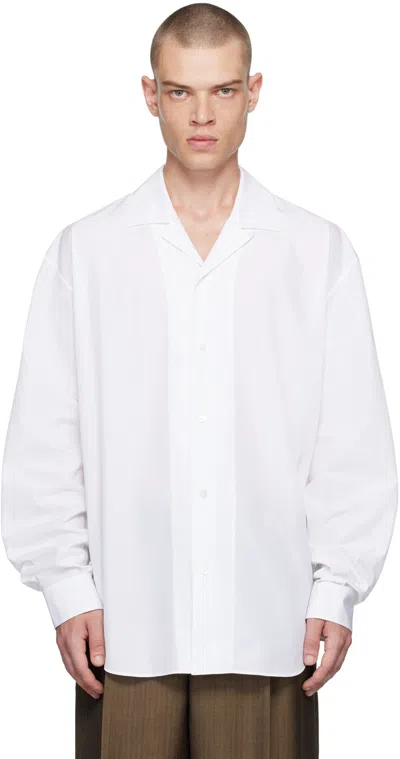 The Row White Valio Shirt In Wht White