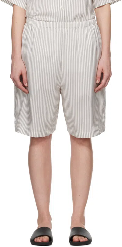 The Row White Zinnia Shorts