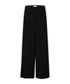 The Row Wide-leg And High-waist Casual Pants In Black