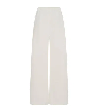 The Row Wide-leg Gala Trousers In White