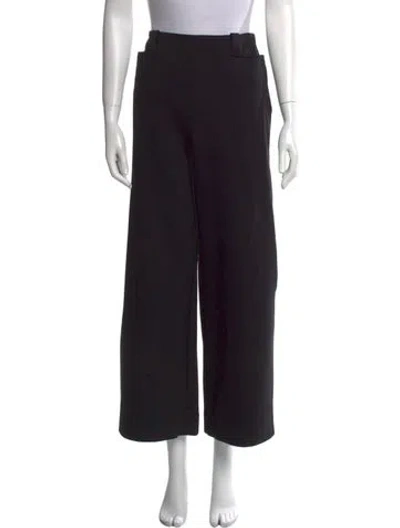 Pre-owned The Row Wide Leg Pants In Black