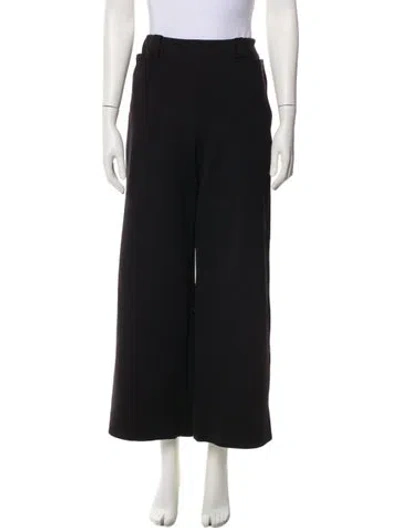 Pre-owned The Row Wide Leg Pants In Black