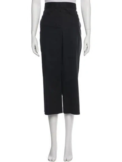 Pre-owned The Row Wide Leg Pants In Black