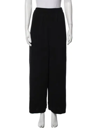 Pre-owned The Row Wide Leg Pants In Black