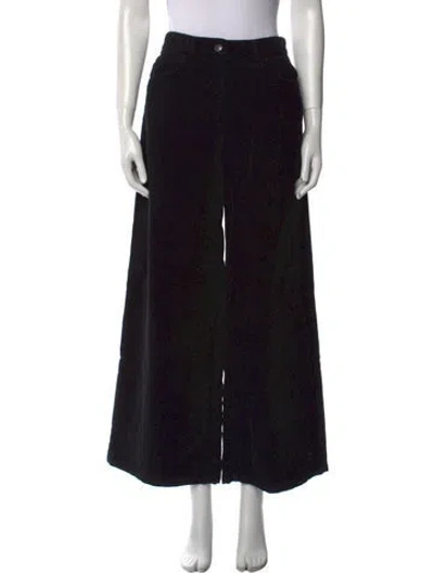Pre-owned The Row Wide Leg Pants In Black