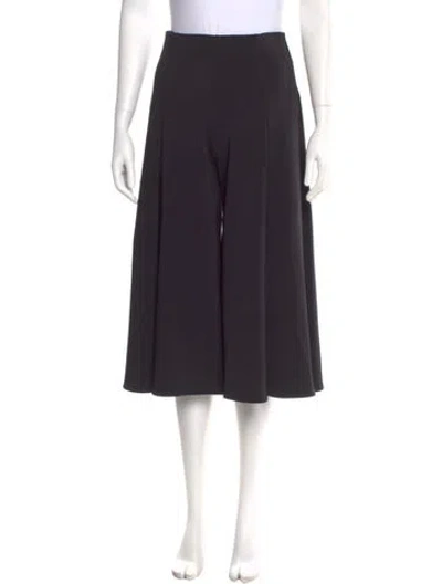 Pre-owned The Row Wide Leg Pants In Black