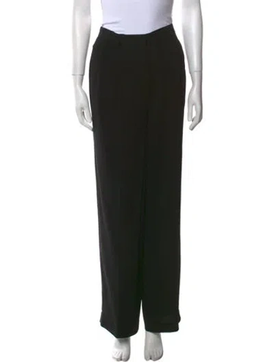 Pre-owned The Row Wide Leg Pants In Black