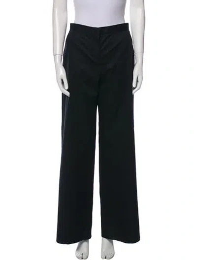Pre-owned The Row Wide Leg Pants In Black