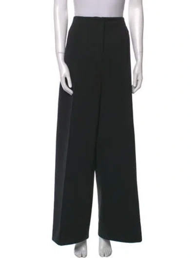 Pre-owned The Row Wide Leg Pants In Black