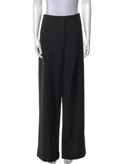 Pre-owned The Row Wide Leg Pants In Black