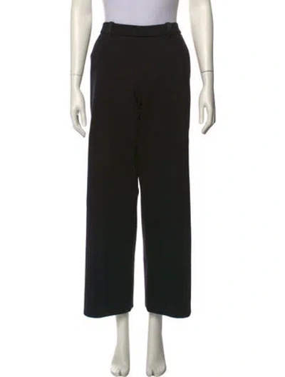 Pre-owned The Row Wide Leg Pants In Black