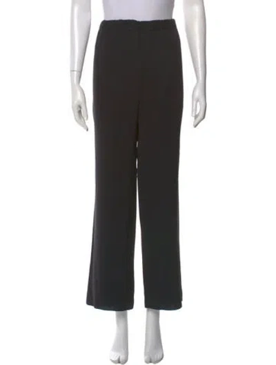 Pre-owned The Row Wide Leg Pants In Black