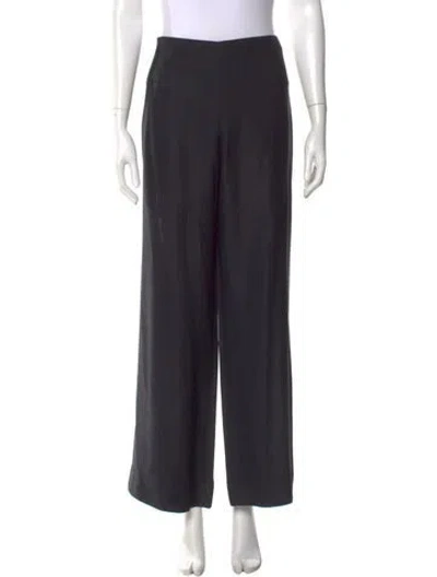Pre-owned The Row Wide Leg Pants In Black