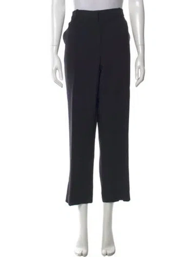 Pre-owned The Row Wide Leg Pants In Black