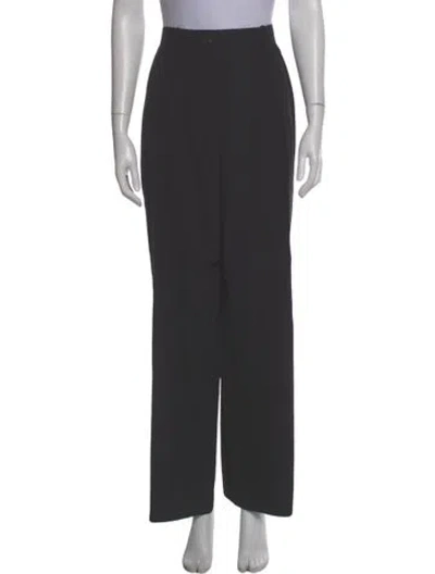 Pre-owned The Row Wide Leg Pants In Black