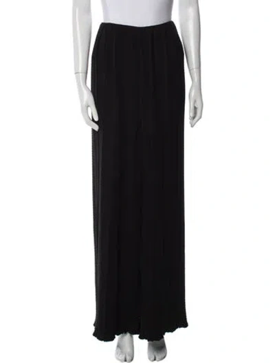 Pre-owned The Row Wide Leg Pants In Black