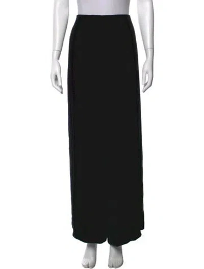 Pre-owned The Row Wide Leg Pants In Black