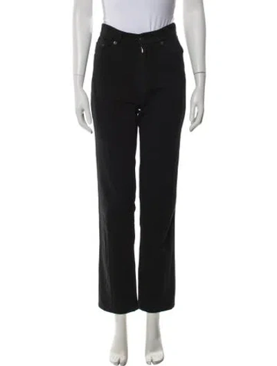 Pre-owned The Row Wide Leg Pants In Black