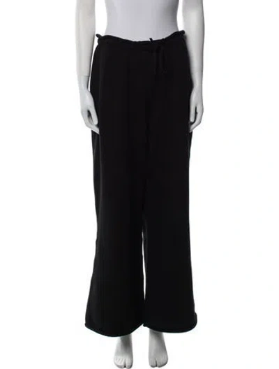 Pre-owned The Row Wide Leg Pants In Black