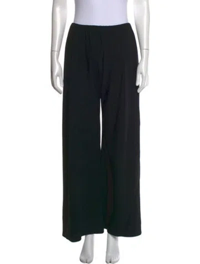 Pre-owned The Row Wide Leg Pants In Black