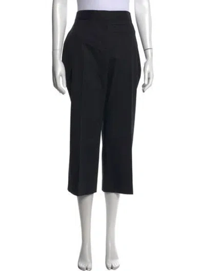 Pre-owned The Row Wide Leg Pants In Black