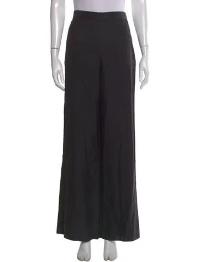 Pre-owned The Row Wide Leg Pants In Black