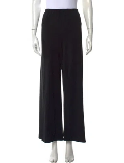 Pre-owned The Row Wide Leg Pants In Black