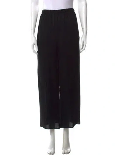 Pre-owned The Row Wide Leg Pants In Black