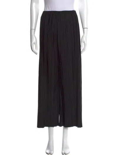 Pre-owned The Row Wide Leg Pants In Black