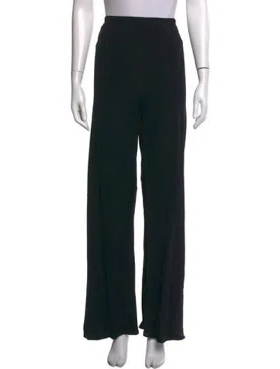 Pre-owned The Row Wide Leg Pants In Black