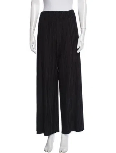 Pre-owned The Row Wide Leg Pants In Black