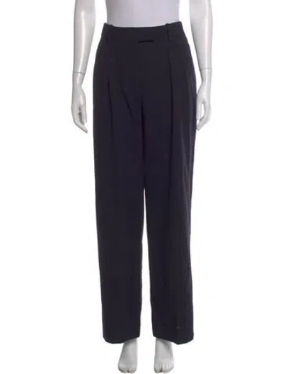 Pre-owned The Row Wide Leg Pants In Blue