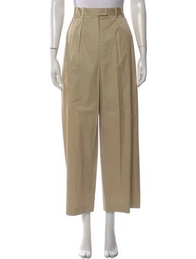 Pre-owned The Row Wide Leg Pants In Brown