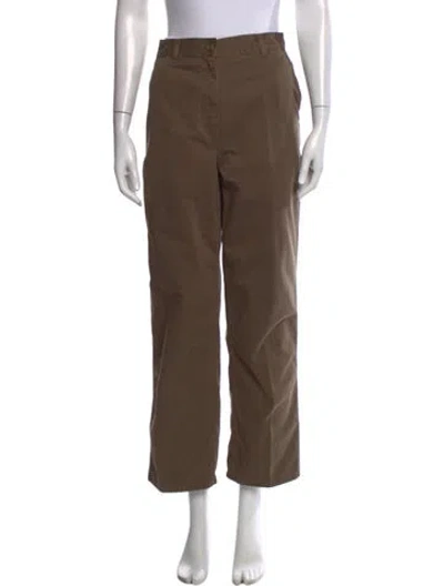 Pre-owned The Row Wide Leg Pants In Brown