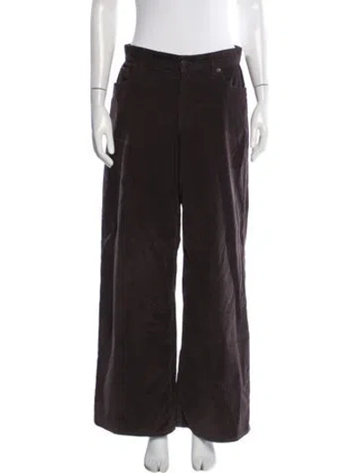 Pre-owned The Row Wide Leg Pants In Brown