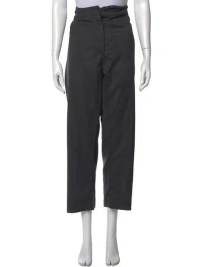 Pre-owned The Row Wide Leg Pants In Gray