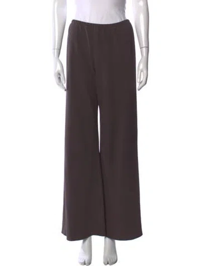 Pre-owned The Row Wide Leg Pants In Green