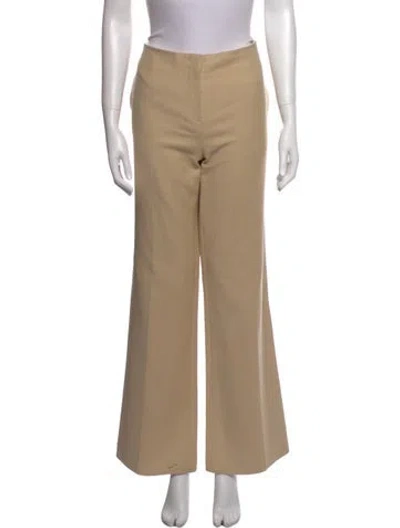 Pre-owned The Row Wide Leg Pants In Neutral