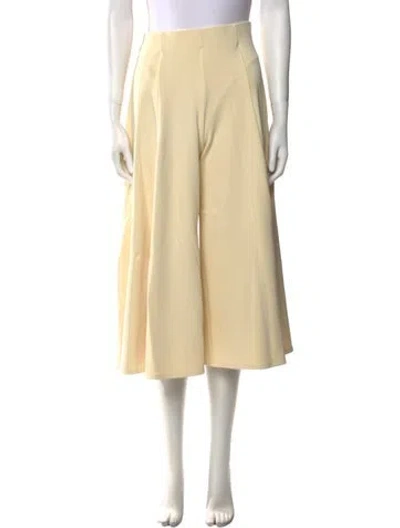 Pre-owned The Row Wide Leg Pants In Neutral