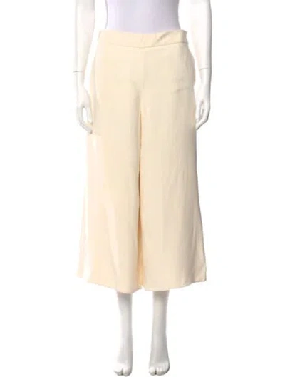 Pre-owned The Row Wide Leg Pants In Neutral