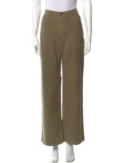 Pre-owned The Row Wide Leg Pants In Neutral