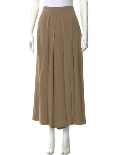 Pre-owned The Row Wide Leg Pants In Neutral
