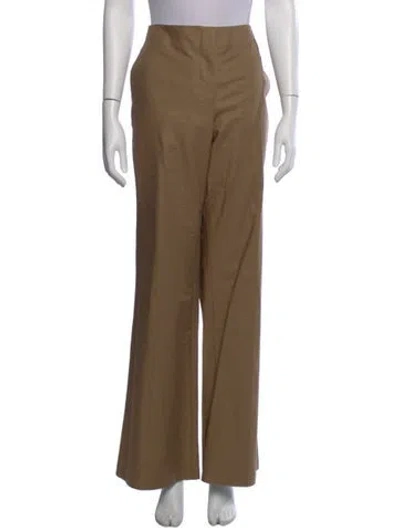 Pre-owned The Row Wide Leg Pants In Neutral