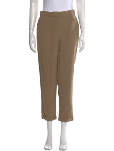 Pre-owned The Row Wide Leg Pants In Neutral