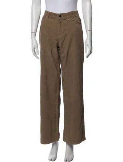 Pre-owned The Row Wide Leg Pants In Neutrals