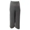 The Row Wide-leg Trousers In Grey Wool In Grey