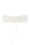 The Row Wide Wrap Belt In White