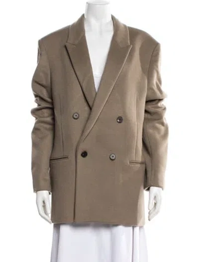 Pre-owned The Row Wilsonia Cashmere Blazer In Brown